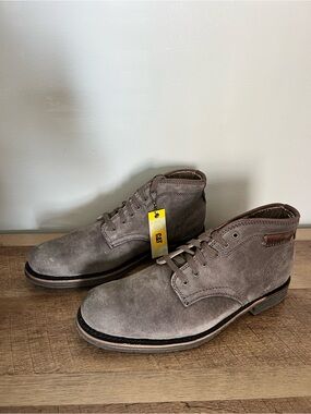 Caterpillar Taupe Suede Chukka Boots